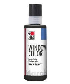 Marabu Window Color fun & fancy 073 Konturen schwarz 80 ml