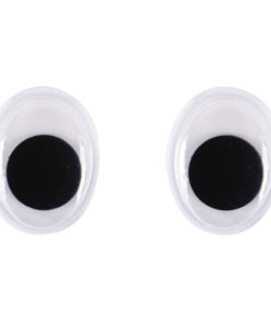 ovale Plastik-Wackelaugen 12mm