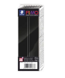 Fimo Professional Großblock, 174x60x33mm, 454g, schwarz