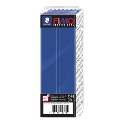 Fimo Professional Großblock, 174x60x33mm, 454g, ultrablau