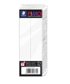 Fimo Professional Großblock, 174x60x33mm, 454g, weiß