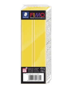 Fimo Professional Großblock, 174x60x33mm, 454g, zitrone