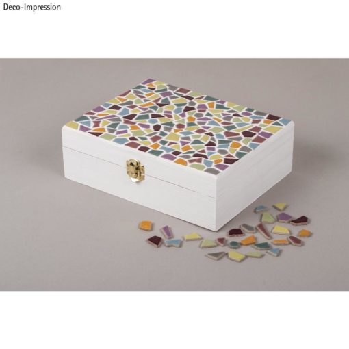Dekoidde mit Fun Ceramica Mosaikmischung bunt
