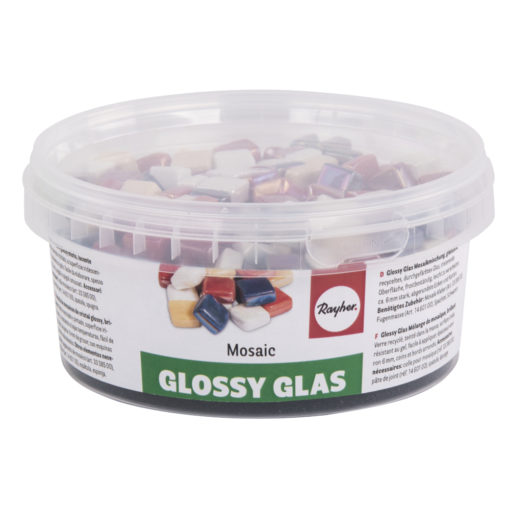 Glossy Glas Mosaikmischung bunt