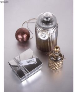 Dekoidee mit High gloss Metallic Spray in silber, gold und Kupfer