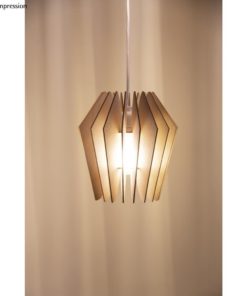 Holz Lamellenlampe Kopenhagen