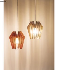 Holz Lamellenlampe Kopenhagen
