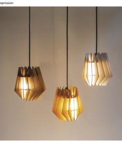 Holz Lamellenlampe Oslo