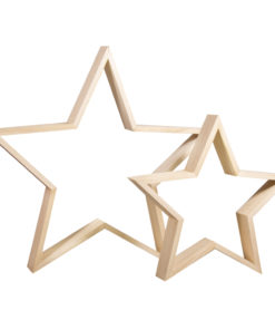Holz Rahmen Set Sterne