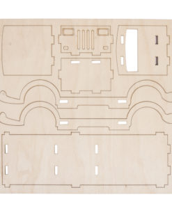 Holzbausatz 3D Lastwagen