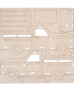 Holzbausatz 3D, kleiner Lastwagen