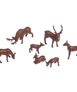 Kunststoff-Miniaturen Hirsche