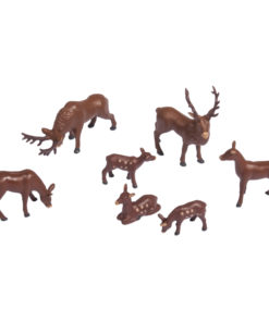Kunststoff-Miniaturen Hirsche