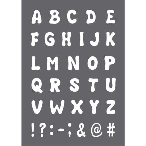 Schablone "ABC" A4