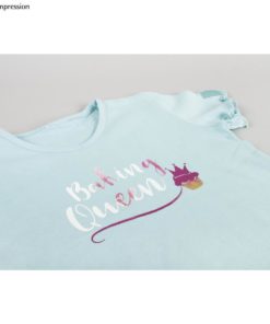 T-Shirt mit Aufdruck Baking Queen