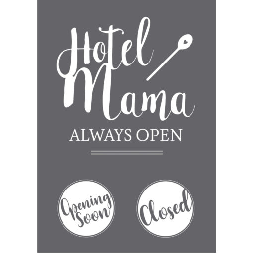 Schablone "Hotel Mama" A4