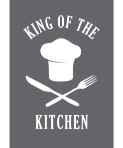 Schablone "King of the kitchen" A5