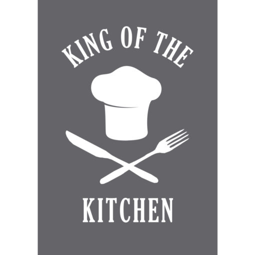 Schablone "King of the kitchen" A5