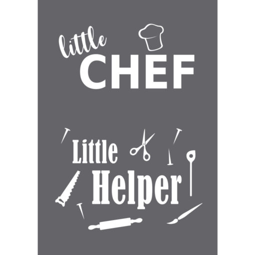 Schablone "Little Chef" A5