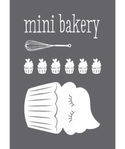 Schablone "Mini Bakery" A5