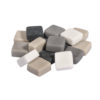 Silky Glas Mosaikmischung grau