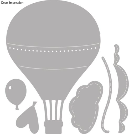 Stanzschablonen Set: Balloon