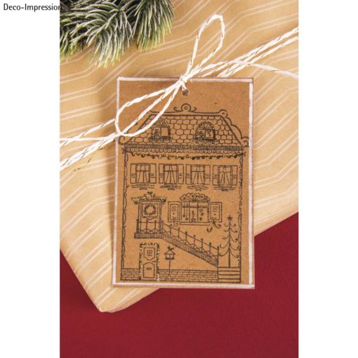 Dekoidee mit Stempel Home sweet home