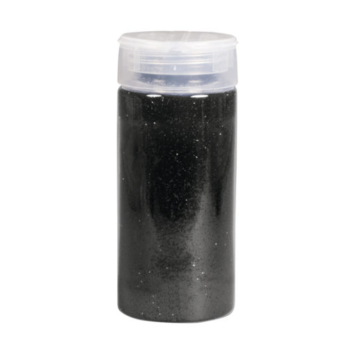 Streuflitter in schwarz