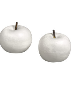Styropor Äpfel mit Stiel