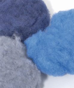Filzwolle im blau-Mix zum Filzen
