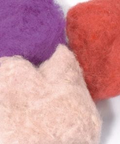 Filzwolle rosa Mix, zum Filzen