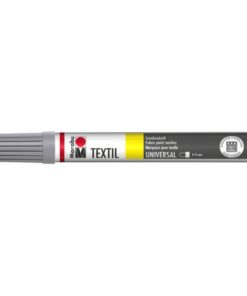 Marabu Textilmalstift in grau, 2-4mm