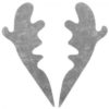 Elchgeweih aus Metall