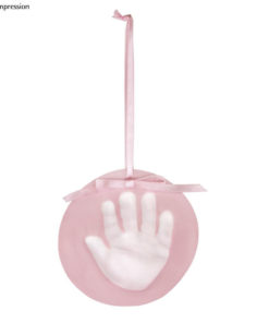 Handabdruck Baby in rosa