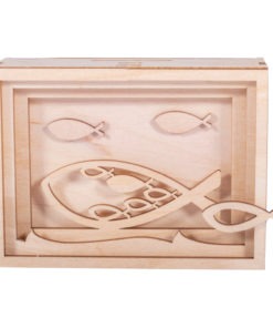 Holz-Bausatz für Geschenkbox Fisch