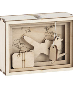 3D natur Holz-Geschenkbox Journey