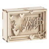 3D Holz-Geschenkbox Love