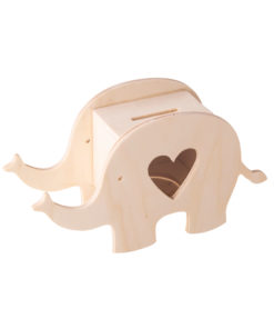 Holz-Box Elefant