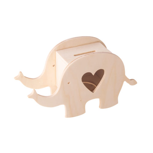 Holz-Box Elefant