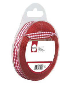 Rayher Karoband rot 6mm, Rolle 10 m