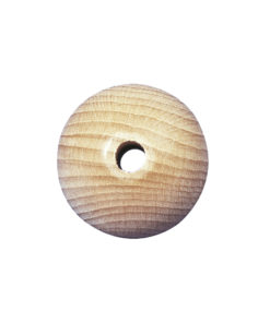 Rohholz-Kugeln, durchgebohrt, 23mm ø