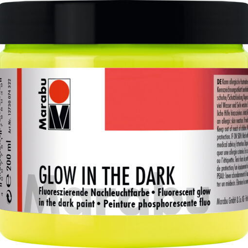 Glow in the Dark Nachleuchtfarbe