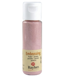 Rayher Embossing-Puder, rosé deckend, 20 ml