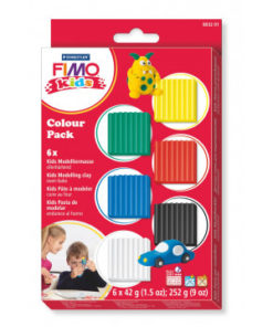 Staedtler FIMO kids Materialset Basic, 6 Blöcke à 42 g