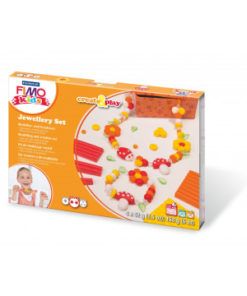 Staedtler FIMO kids Jewellery, Bastelset Flowers, 4 Blöcke á 42 g