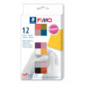 Staedtler Fimo soft Fashion Colours Farbenset, 12 Halbblöcke à 25g