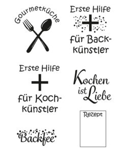 Stempel Clear Kochkünstler