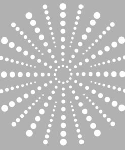 Marabu Schablone Beaming Dots, 33x33 cm, zum Schablonieren
