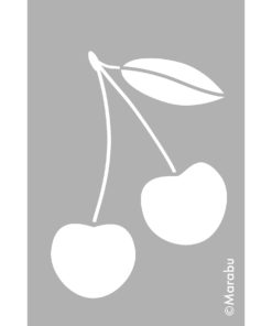 Marabu Schablone Cherry, 10x15cm, zum Schablonieren