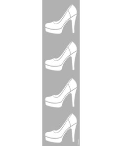 Schablone High Heels zum Schablonieren